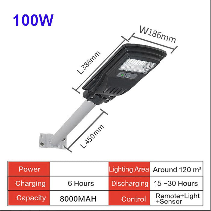 Solar Streetlights Integrated Design + Motion Sensor