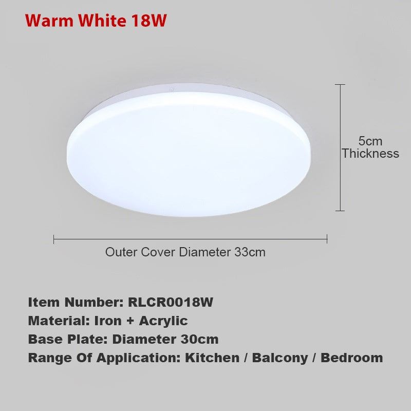 Round Ceiling Mounted Light