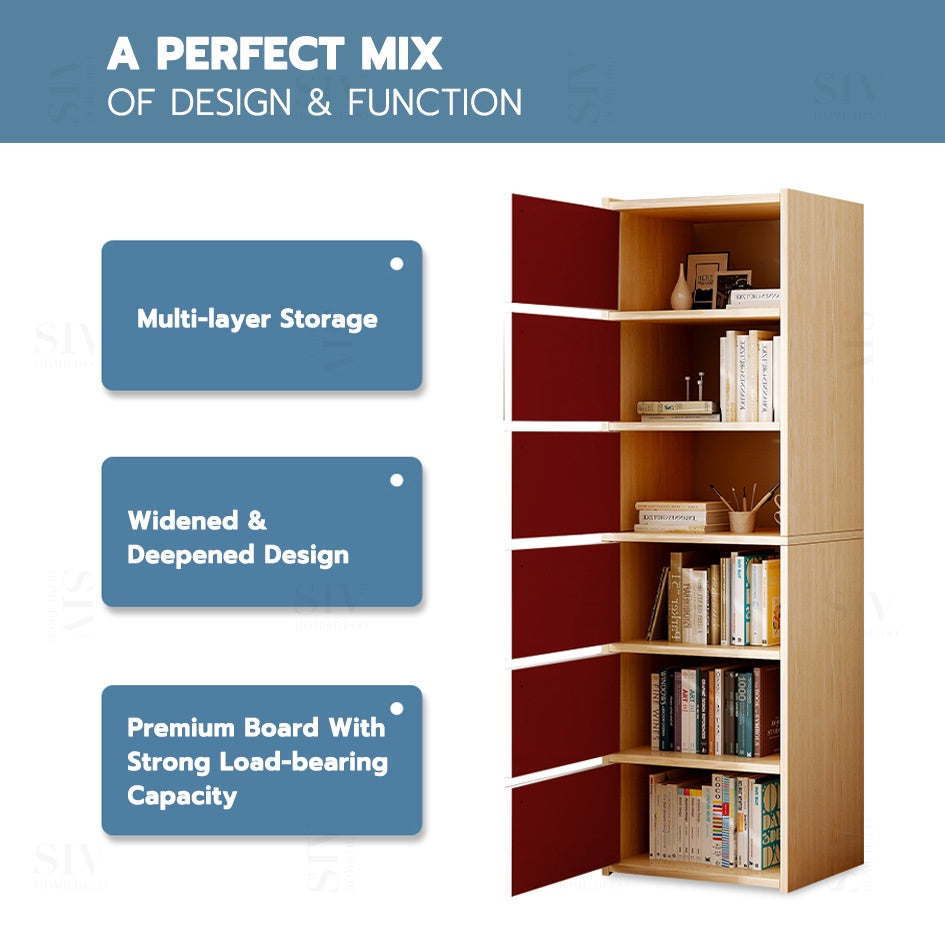 Stackable Wood Bookshelf